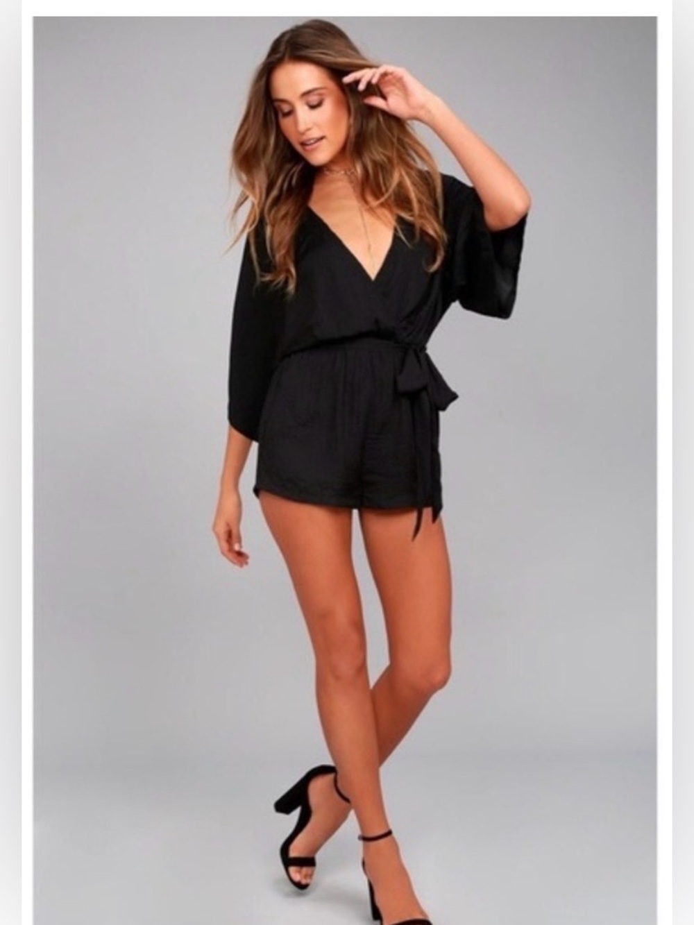Lulus black romper